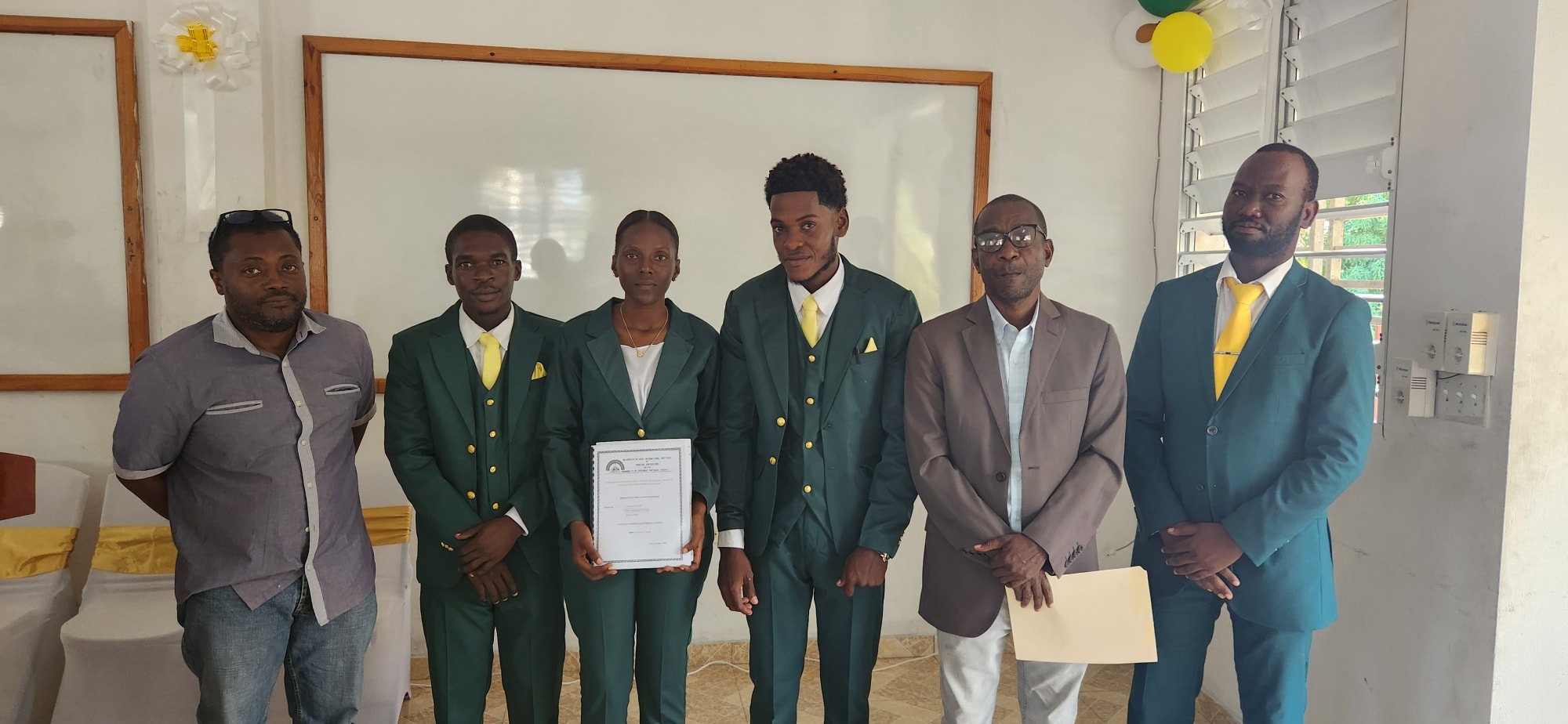 Third group of finishing graduates
