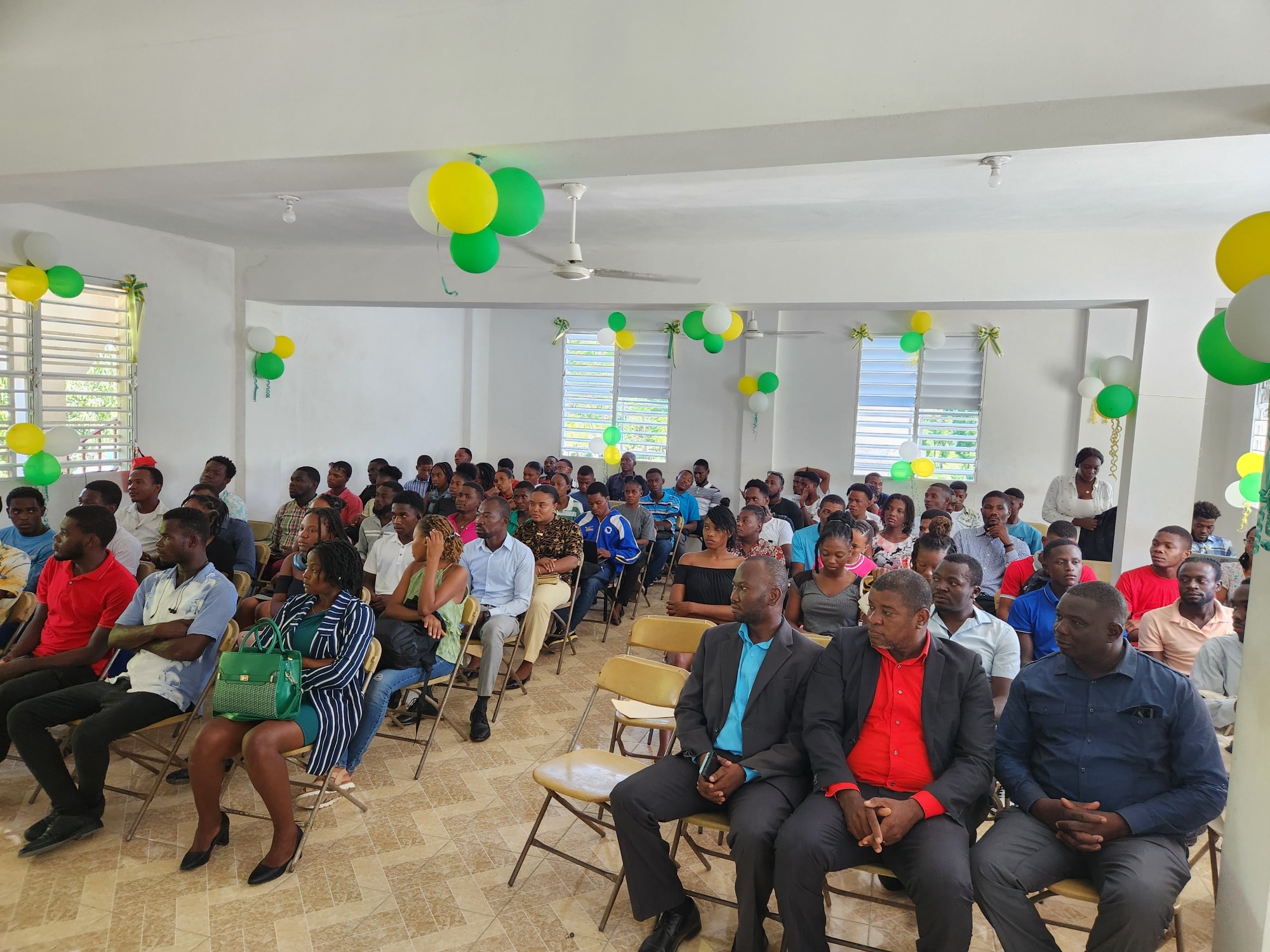 Guests attending the presentation